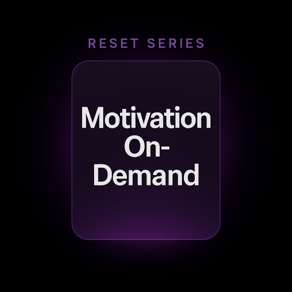 Motivation On-Demand: Quick Spark Toolkit