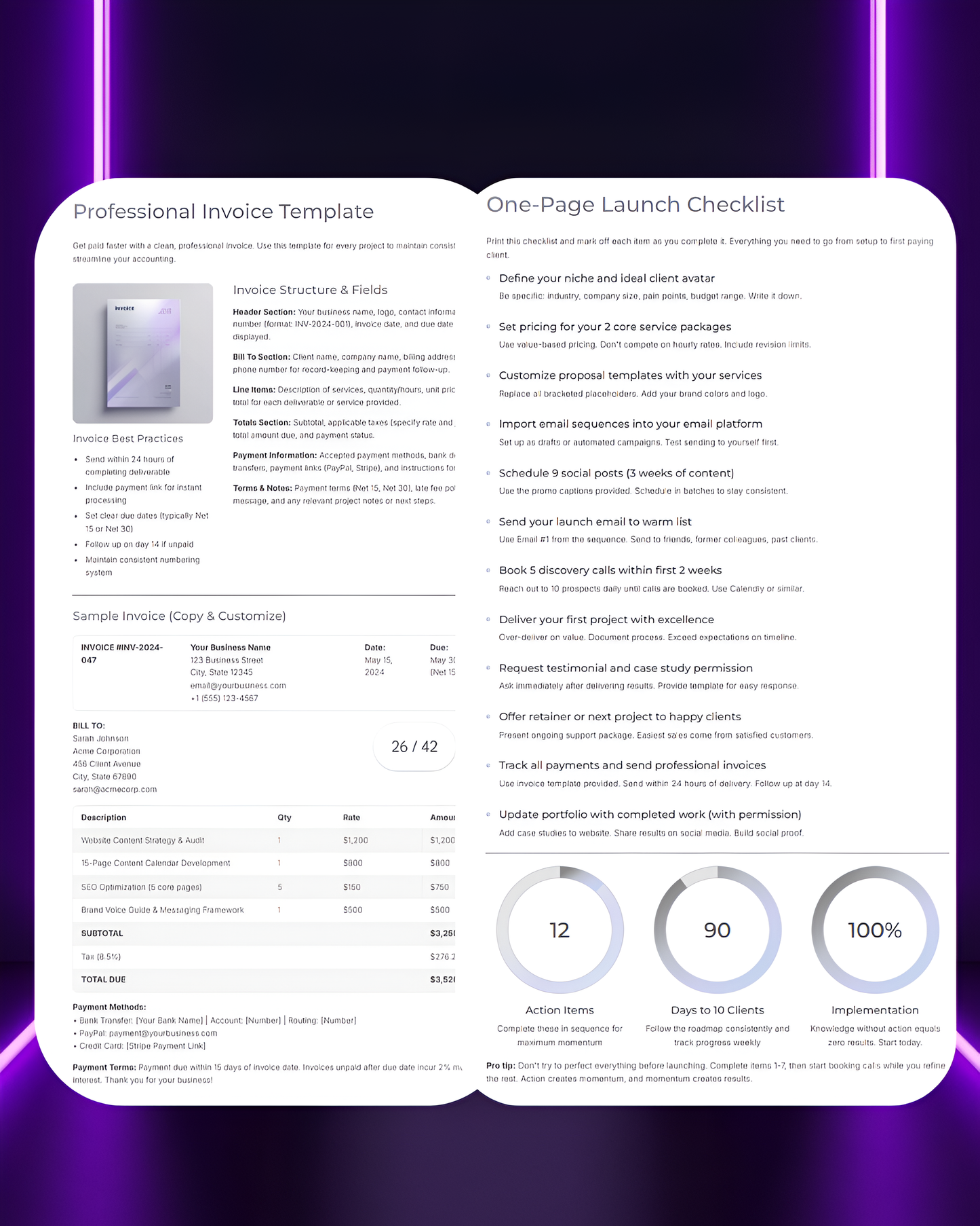 Freelance Starter Kit (2025) -  Templates, Proposals & 90-Day Roadmap