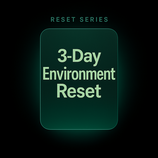 3-Day Environment Reset - Declutter Your Space, Reset Your Focus