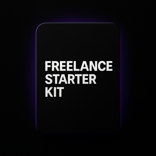 Freelance Starter Kit (2025) -  Templates, Proposals & 90-Day Roadmap